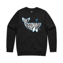 Load image into Gallery viewer, Don't Feed the Bitcoin Whales Crewneck Sweatshirt - Black