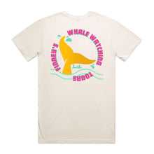 Load image into Gallery viewer, Hal Finney's Bitcoin Whale Watching Tours T-Shirt - Front