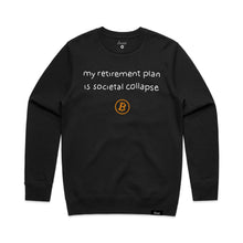 Load image into Gallery viewer, Bitcoin Retirement Plan Crewneck Sweatshirt