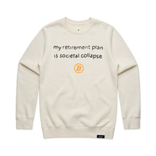 Load image into Gallery viewer, Bitcoin Retirement Plan Crewneck Sweatshirt