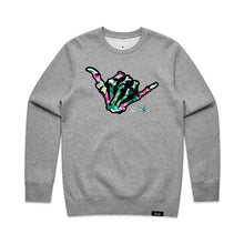 Load image into Gallery viewer, LMTD Tropical Shaka Crewneck Sweatshirt