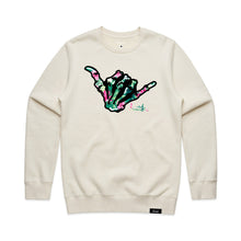 Load image into Gallery viewer, LMTD Tropical Shaka Crewneck Sweatshirt