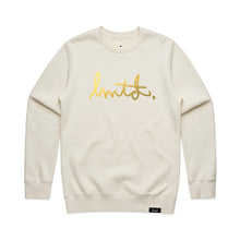 Load image into Gallery viewer, LMTD Supra Gold Crewneck Sweatshirt