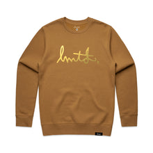 Load image into Gallery viewer, LMTD Supra Gold Crewneck Sweatshirt