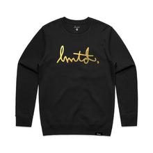Load image into Gallery viewer, LMTD Supra Gold Crewneck Sweatshirt