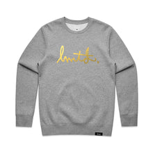 Load image into Gallery viewer, LMTD Supra Gold Crewneck Sweatshirt
