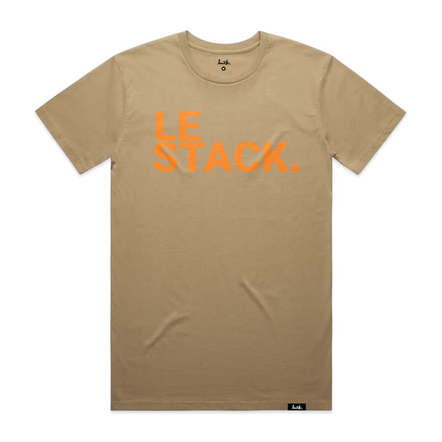 LMTD Le Stack Bitcoin T-Shirt - Tan