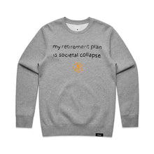 Load image into Gallery viewer, Bitcoin Retirement Plan Crewneck Sweatshirt
