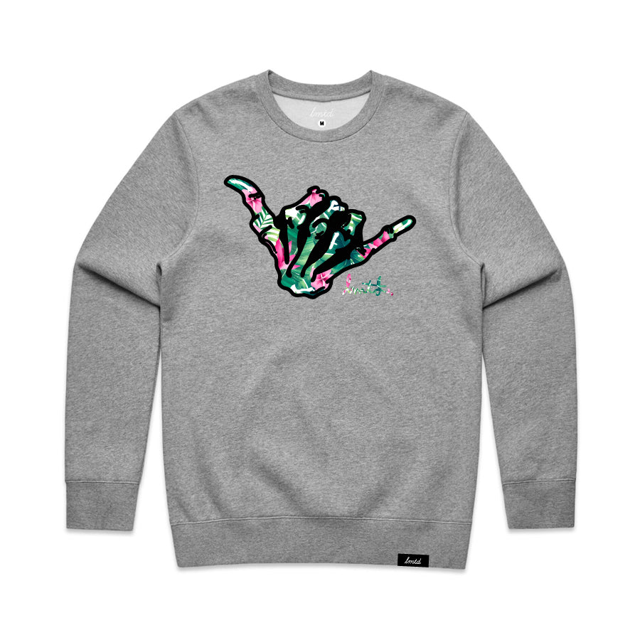 LMTD Tropical Shaka Crewneck Sweatshirt