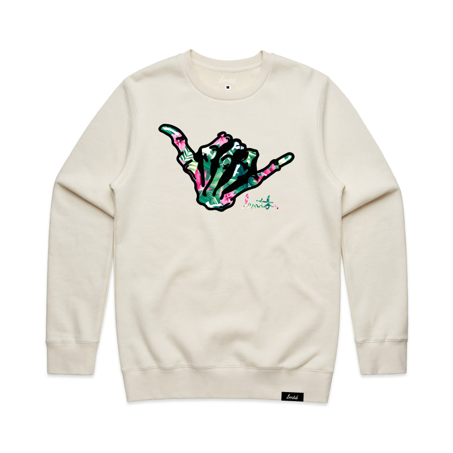 LMTD Tropical Shaka Crewneck Sweatshirt