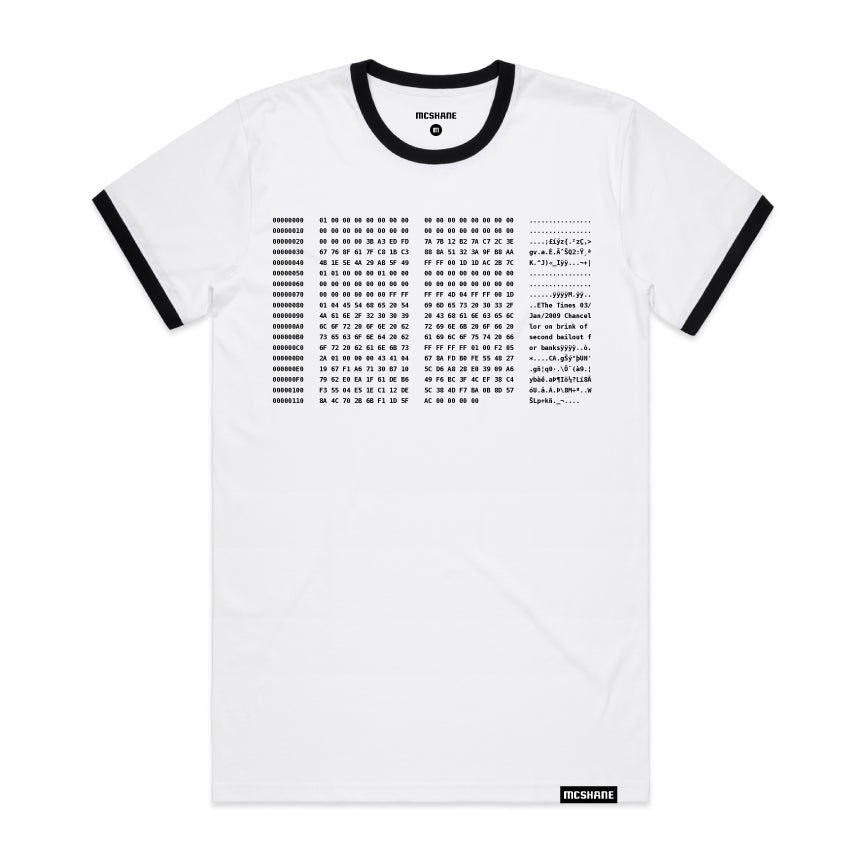 McShane Genesis Block Ringer T-Shirt