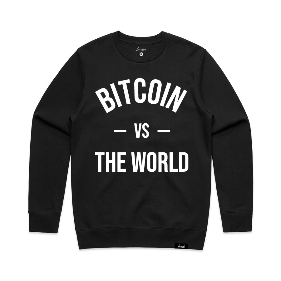 Bitcoin vs the World Crewneck Sweatshirt