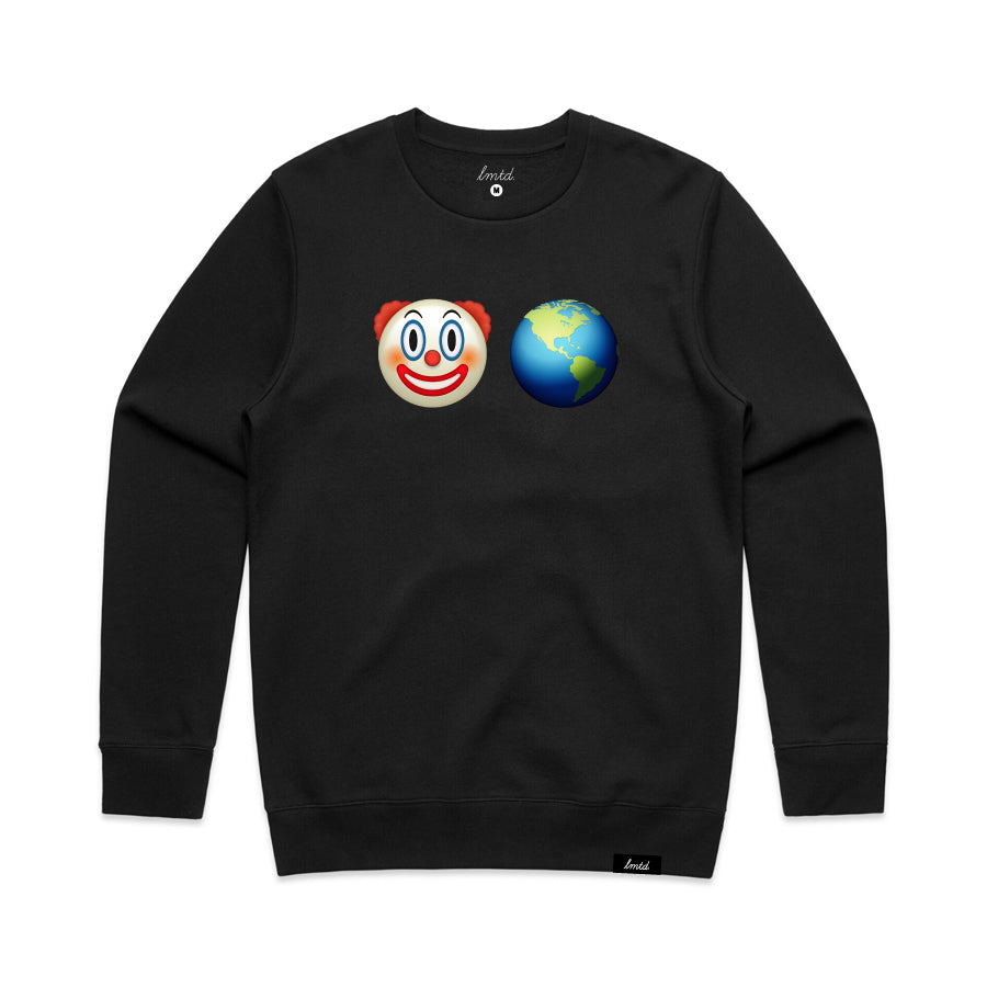 Clown World Emoji Crewneck Sweatshirt