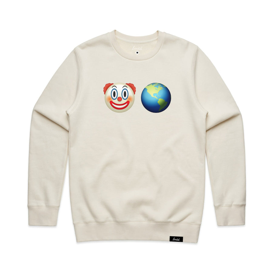Clown World Emoji Crewneck Sweatshirt