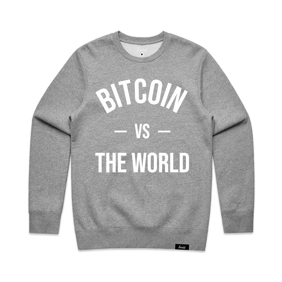Bitcoin vs the World Crewneck Sweatshirt