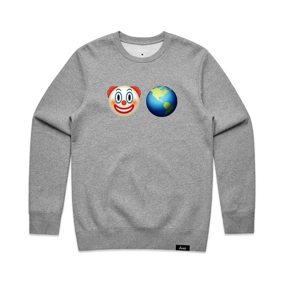Clown World Emoji Crewneck Sweatshirt