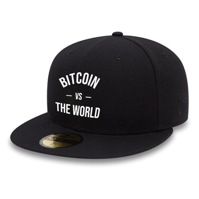 Bitcoin vs the World Baseball Hat (Fitted)