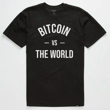 Load image into Gallery viewer, Bitcoin vs the World T-Shirt
