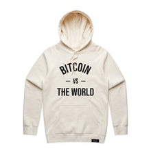 Load image into Gallery viewer, Bitcoin vs the World Hoodie Sweatshirt
