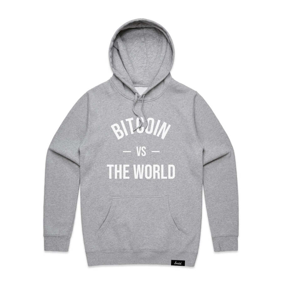 Bitcoin vs the World Hoodie Sweatshirt